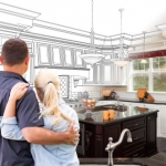 imagining renovated kitchen young couple