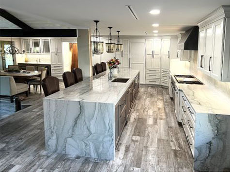 Rivers Edge Cabinetry Quartzite countertops